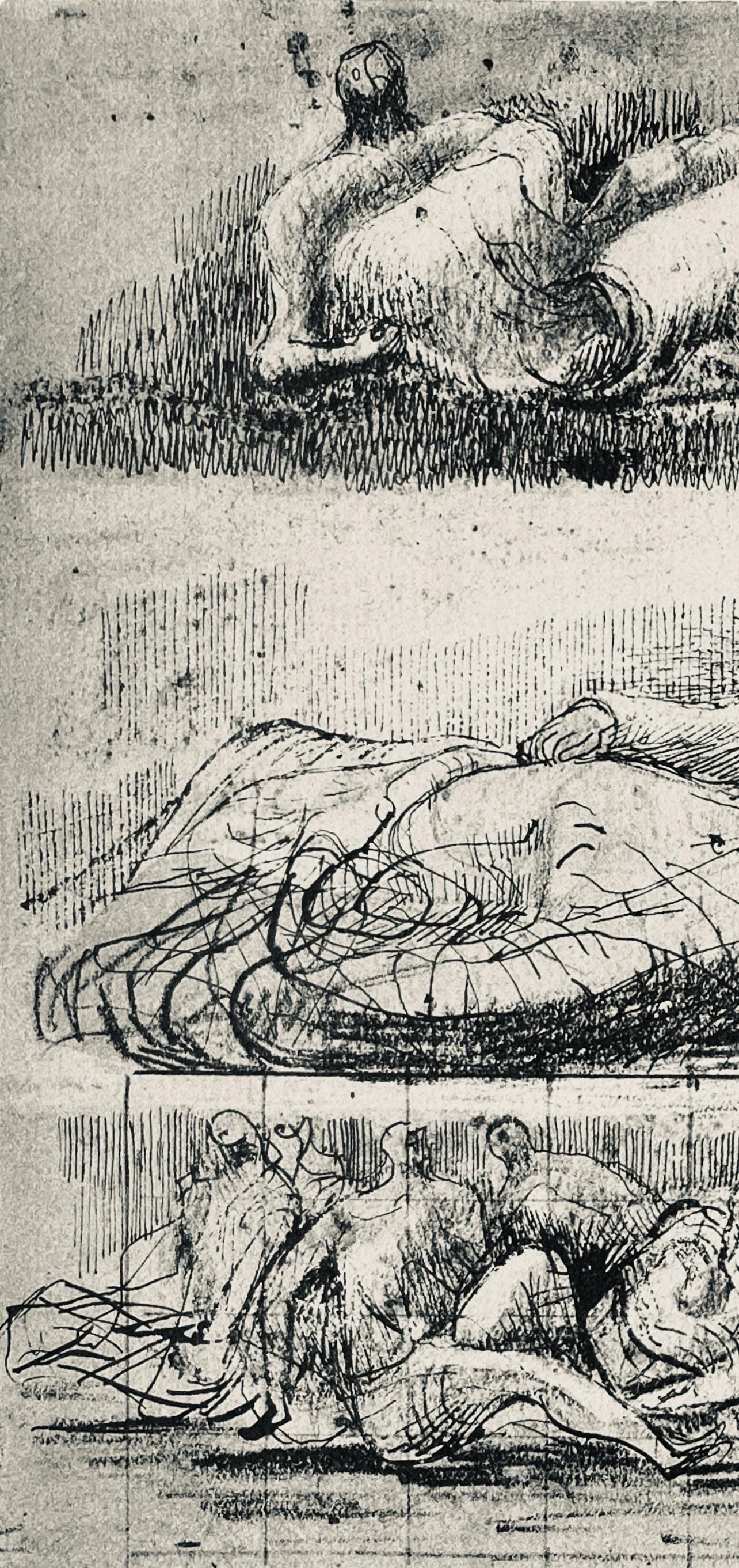 Henry Moore, Reclining Figures, The Drawings Of Henry Moore, Lithograph