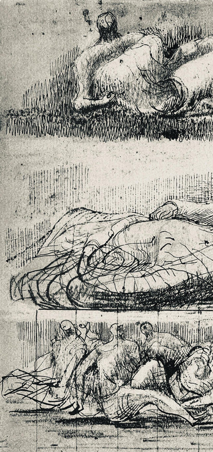 Henry Moore, Reclining Figures, The Drawings Of Henry Moore, Lithograph