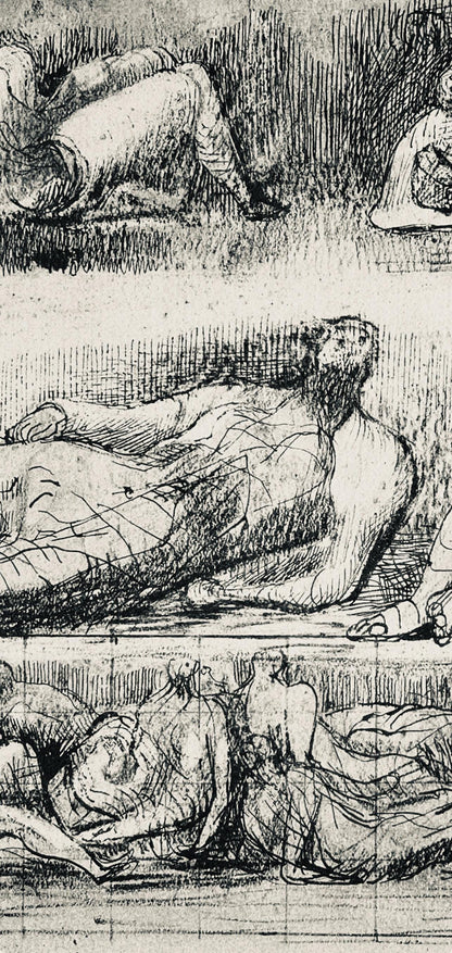 Henry Moore, Reclining Figures, The Drawings Of Henry Moore, Lithograph