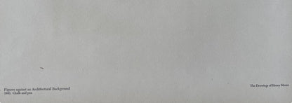 Henry Moore, Figures Against An Architectural Background, The Drawings Of Henry Moore, Lithograph