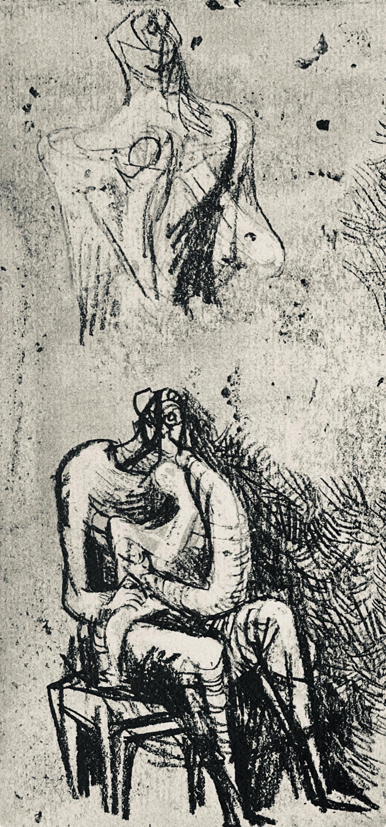 Henry Moore, Drawing For Sculpture, The Drawings Of Henry Moore, Lithograph