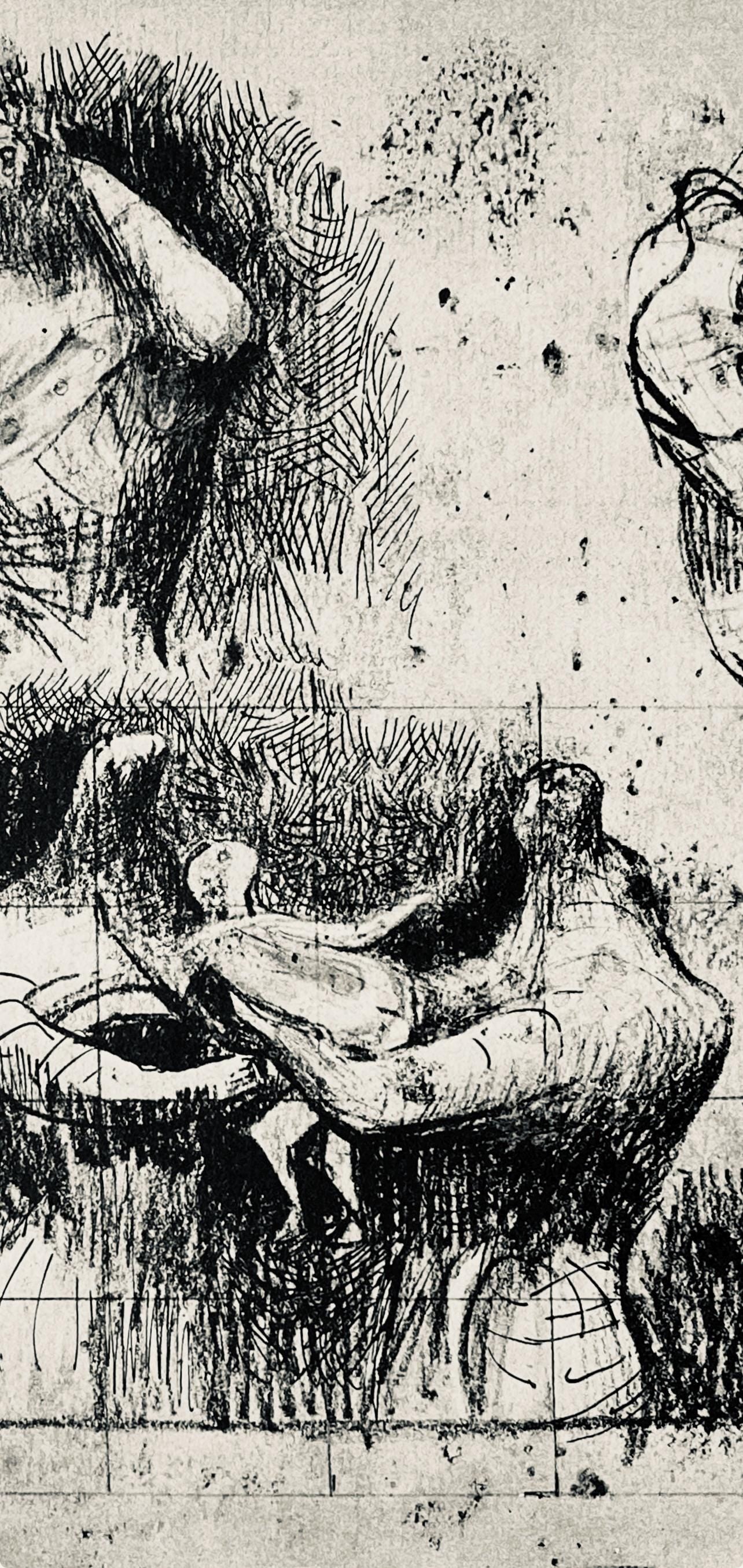 Henry Moore, Drawing For Sculpture, The Drawings Of Henry Moore, Lithograph