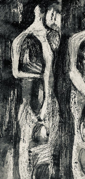 Henry Moore, Two Standing Figures, The Drawings Of Henry Moore, Lithograph