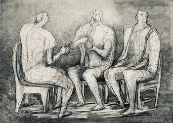 Henry Moore, Women Winding Wool, The Drawings Of Henry Moore, Lithograph