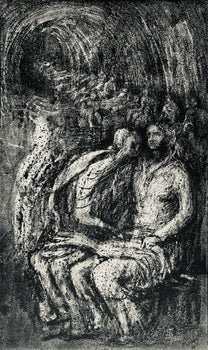 Henry Moore, Seated Women In A Tube Shelter, The Drawings Of Henry Moore, Lithograph