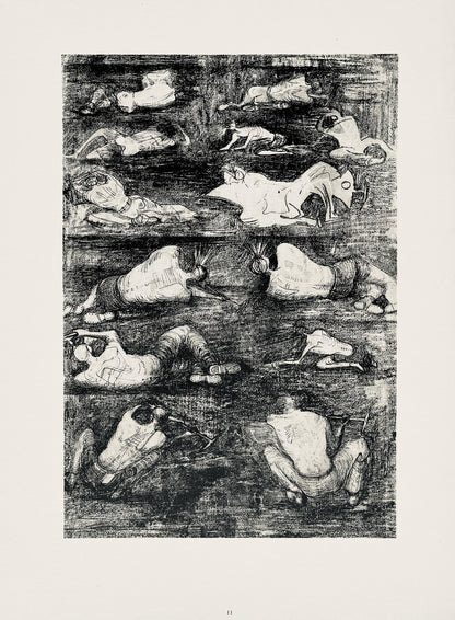 Henry Moore, Studies Of Miners At Work, The Drawings Of Henry Moore, Lithograph