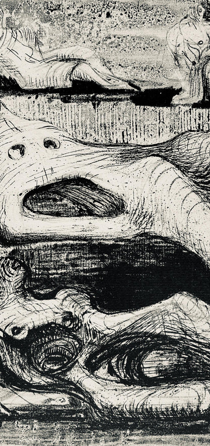 Henry Moore, Page From A Notebook, The Drawings Of Henry Moore, Lithograph