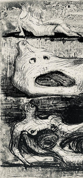 Henry Moore, Page From A Notebook, The Drawings Of Henry Moore, Lithograph