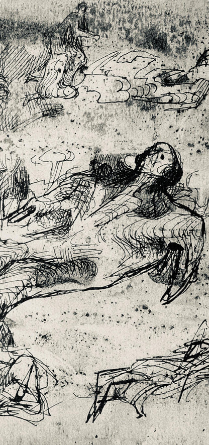 Henry Moore, Sketches For Sculpture, The Drawings Of Henry Moore, Lithograph