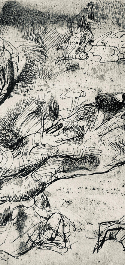 Henry Moore, Sketches For Sculpture, The Drawings Of Henry Moore, Lithograph