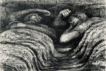 Henry Moore, Two Sleeping Shelterers, The Drawings Of Henry Moore, Lithograph