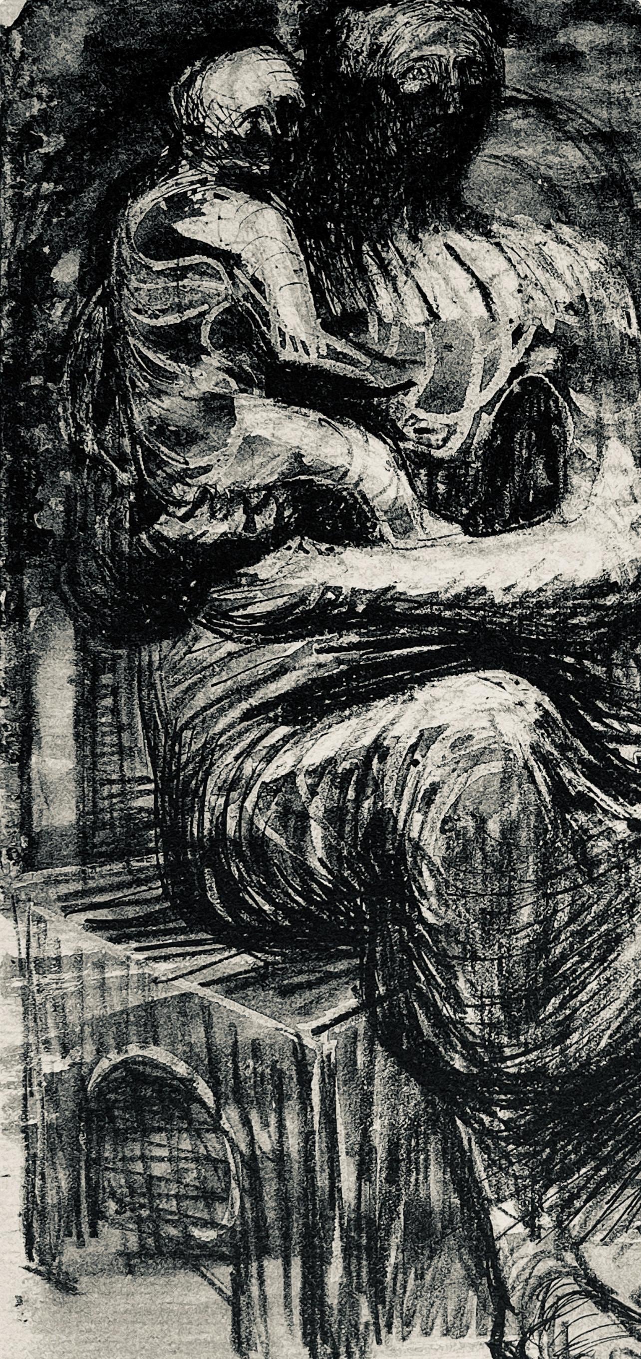 Henry Moore, Study For Northampton Madonna, The Drawings Of Henry Moore, Lithograph