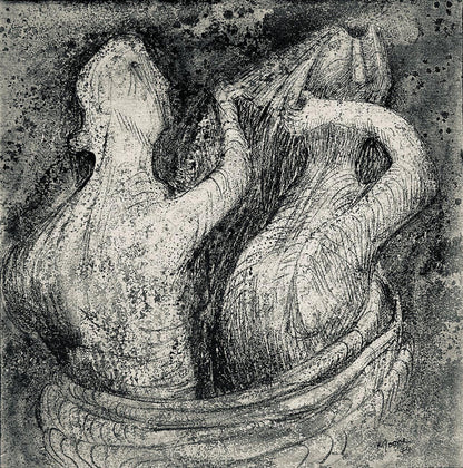 Henry Moore, Hair Combing, The Drawings Of Henry Moore, Lithograph