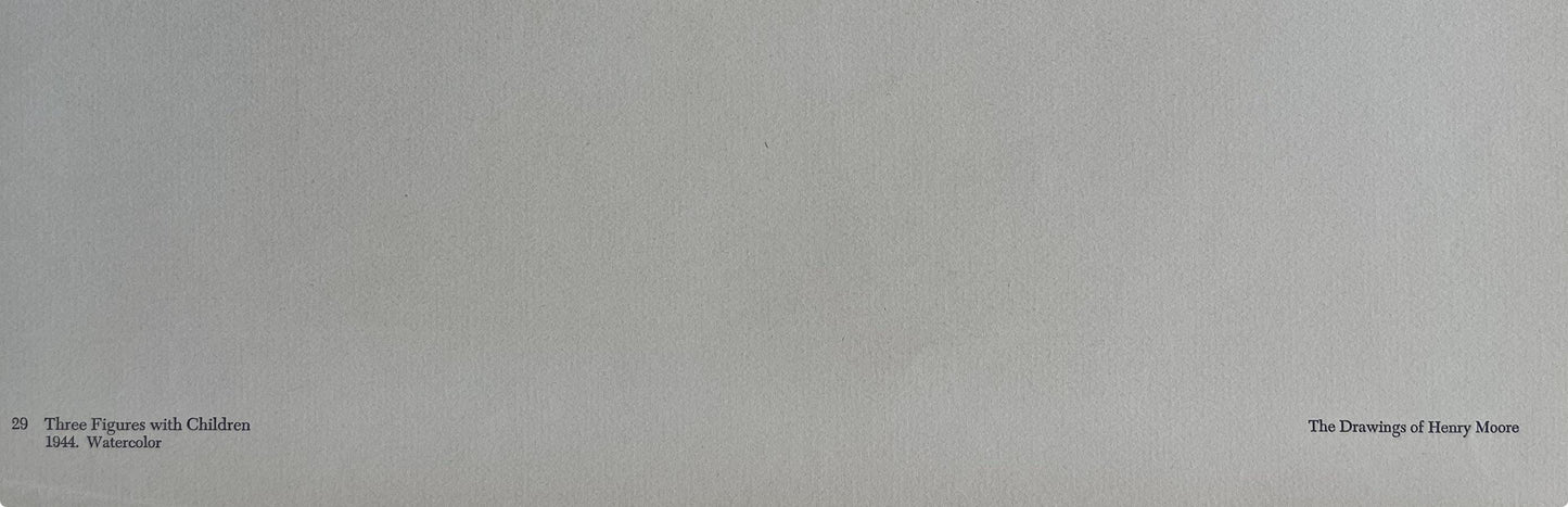 Henry Moore, Three Figures With Children, The Drawings Of Henry Moore, Lithograph