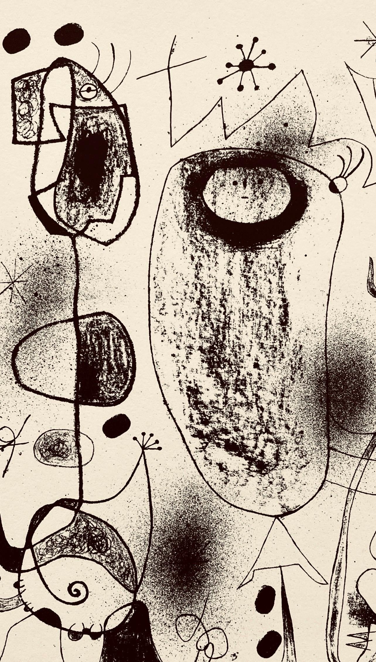Joan Mir, Composition, The Prints Of Joan Miro, Etching