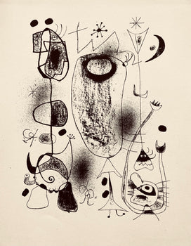 Joan Mir, Composition, The Prints Of Joan Miro, Etching