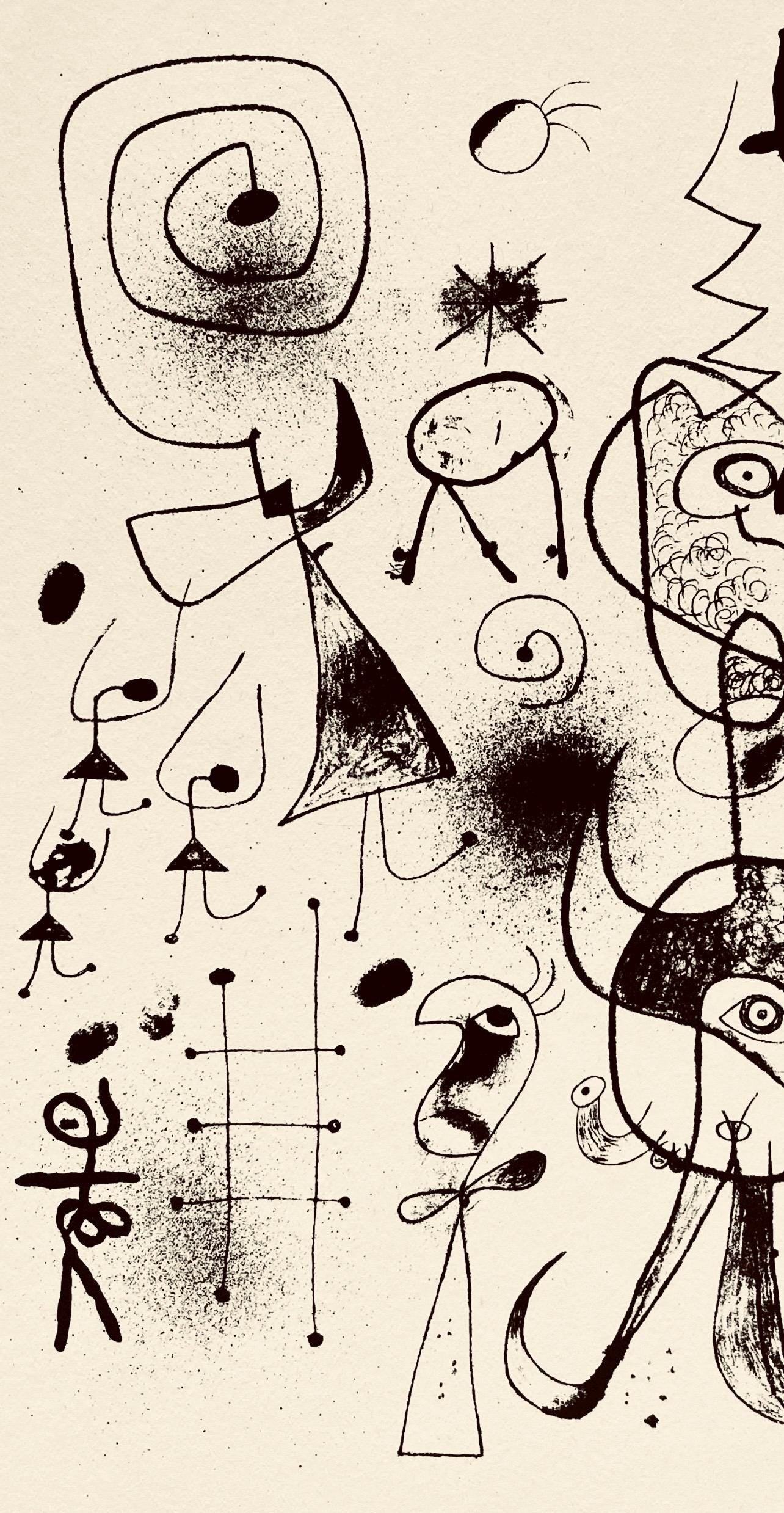 Joan Mir, Composition, The Prints Of Joan Miro, Etching