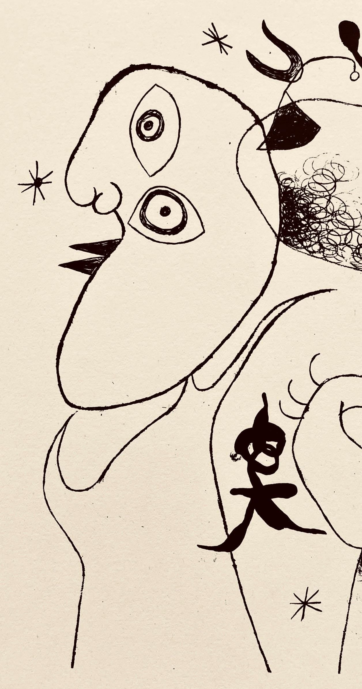 Joan Mir, Composition, The Prints of Joan Miro, Etching