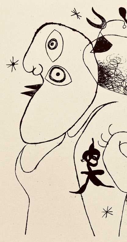 Joan Mir, Composition, The Prints of Joan Miro, Etching