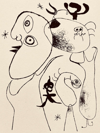 Joan Mir, Composition, The Prints of Joan Miro, Etching