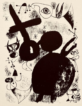 Joan Mir, Composition, The Prints Of Joan Miro, Etching