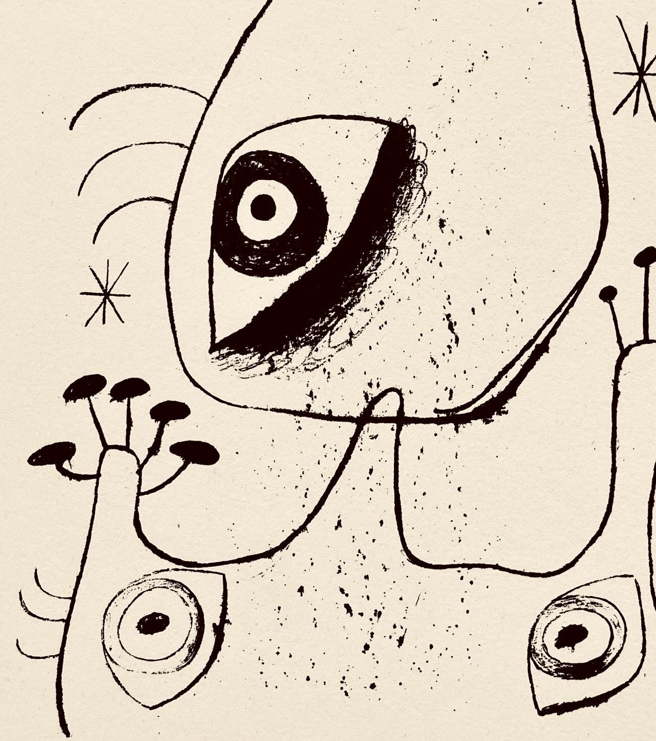 Joan Mir, Composition, The Prints Of Joan Miro, Etching