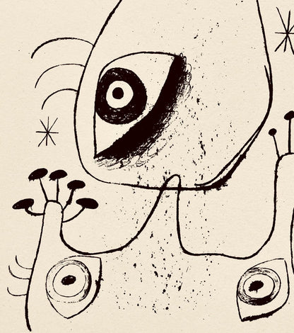 Joan Mir, Composition, The Prints Of Joan Miro, Etching