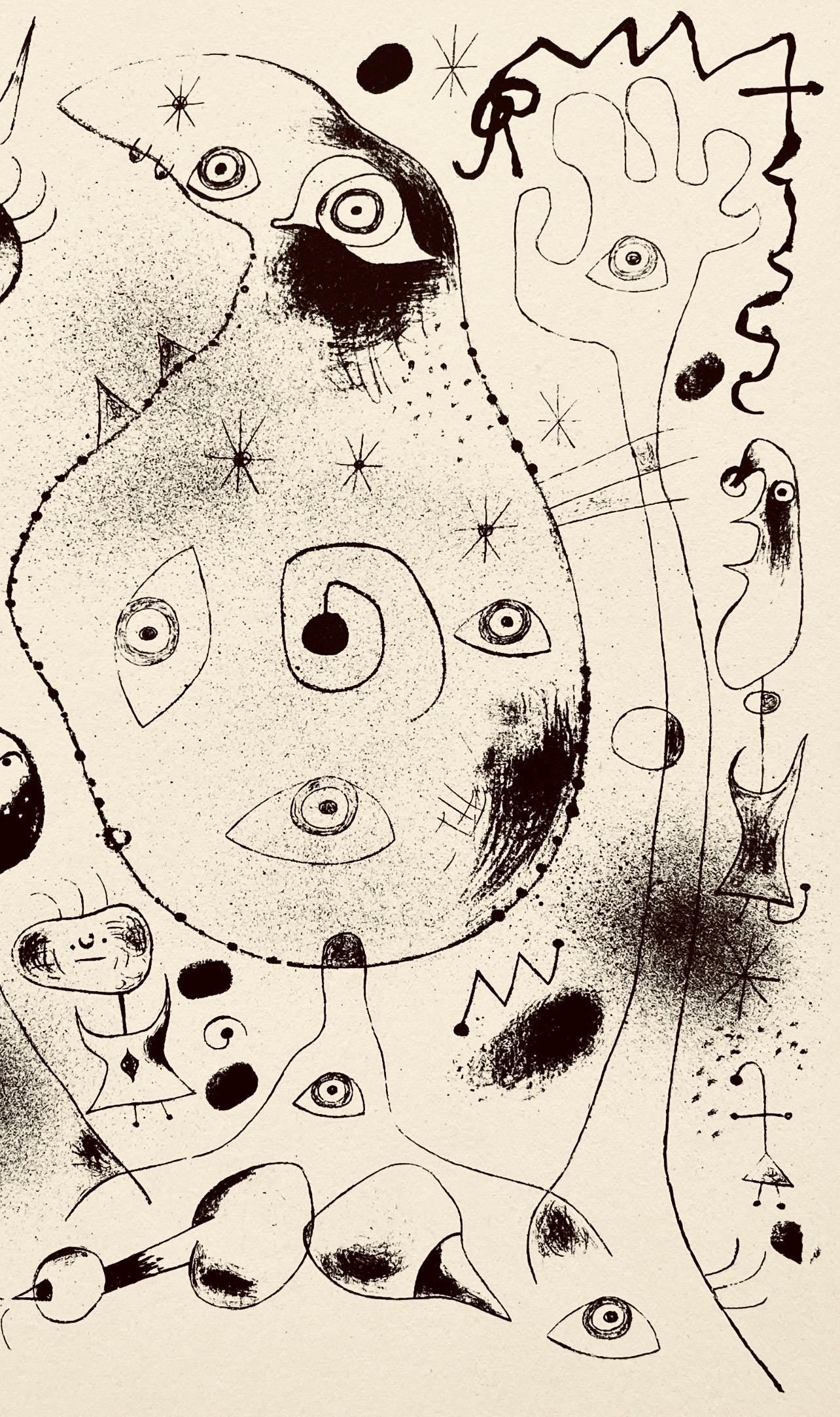 Joan Mir, Composition, The Prints Of Joan Miro, Etching