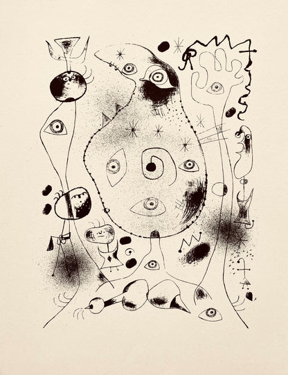 Joan Mir, Composition, The Prints Of Joan Miro, Etching