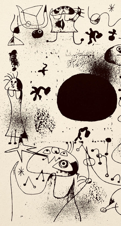 Joan Mir, Composition, The Prints Of Joan Miro, Etching