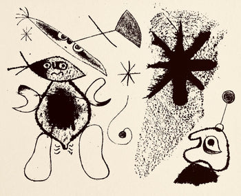 Joan Mir, Composition, The Prints Of Joan Miro, Etching