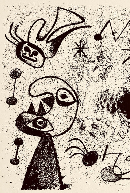 Joan Mir, Composition, The Prints Of Joan Miro, Etching