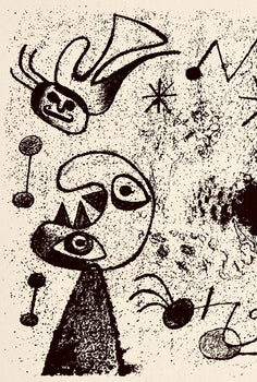 Joan Mir, Composition, The Prints Of Joan Miro, Etching