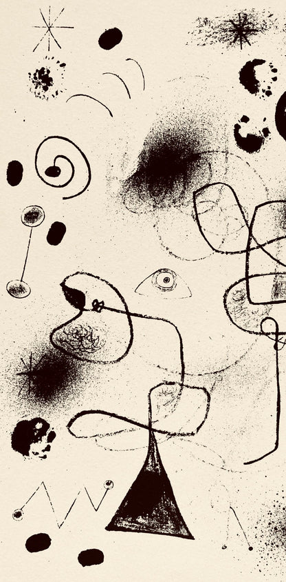 Joan Mir, Composition, The Prints Of Joan Miro, Etching