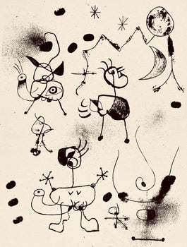 Joan Mir, Composition, The Prints Of Joan Miro, Etching
