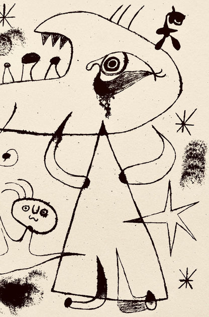 Joan Mir, Composition, The Prints Of Joan Miro, Etching