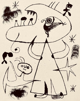 Joan Mir, Composition, The Prints Of Joan Miro, Etching