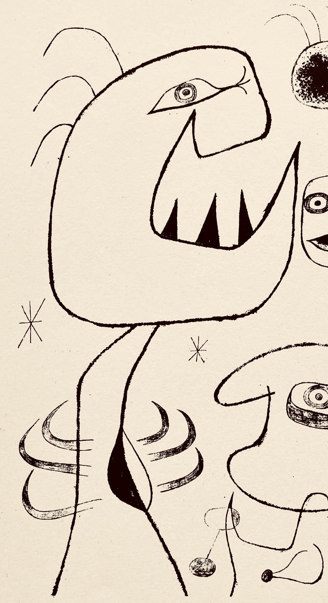 Joan Mir, Composition, The Prints Of Joan Miro, Etching