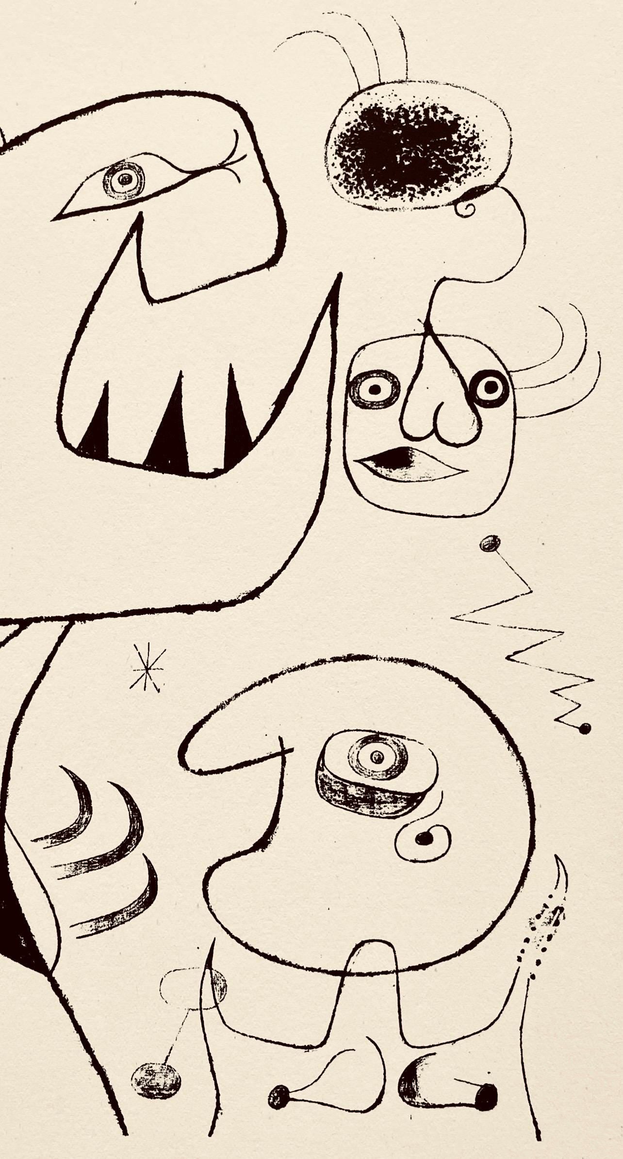 Joan Mir, Composition, The Prints Of Joan Miro, Etching