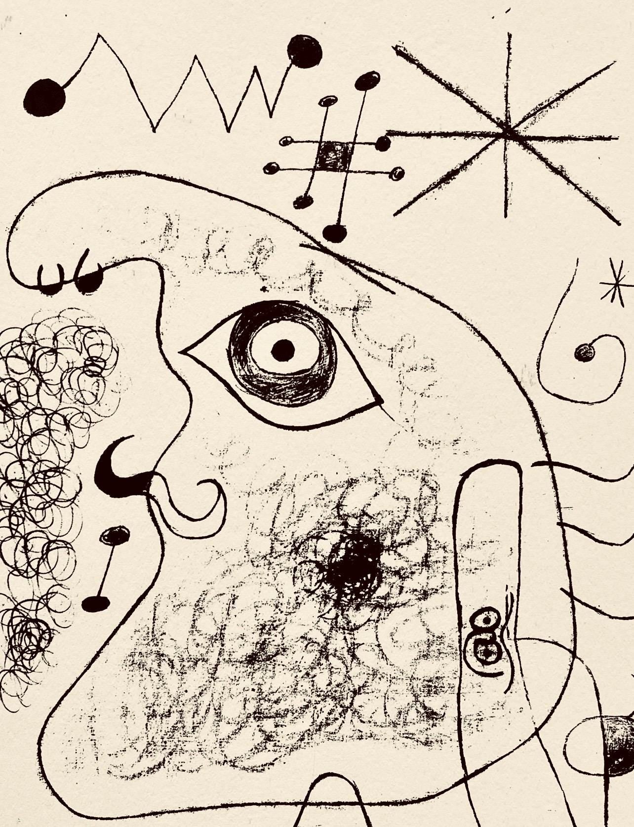 Joan Mir, Composition, The Prints Of Joan Miro, Etching