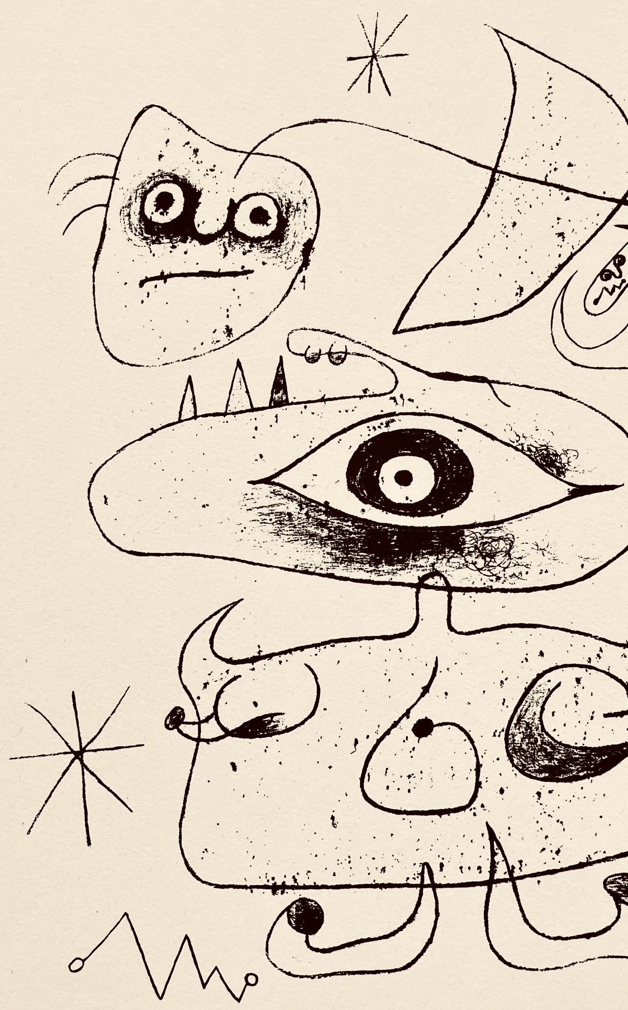 Joan Mir, Composition, The Prints Of Joan Miro, Etching