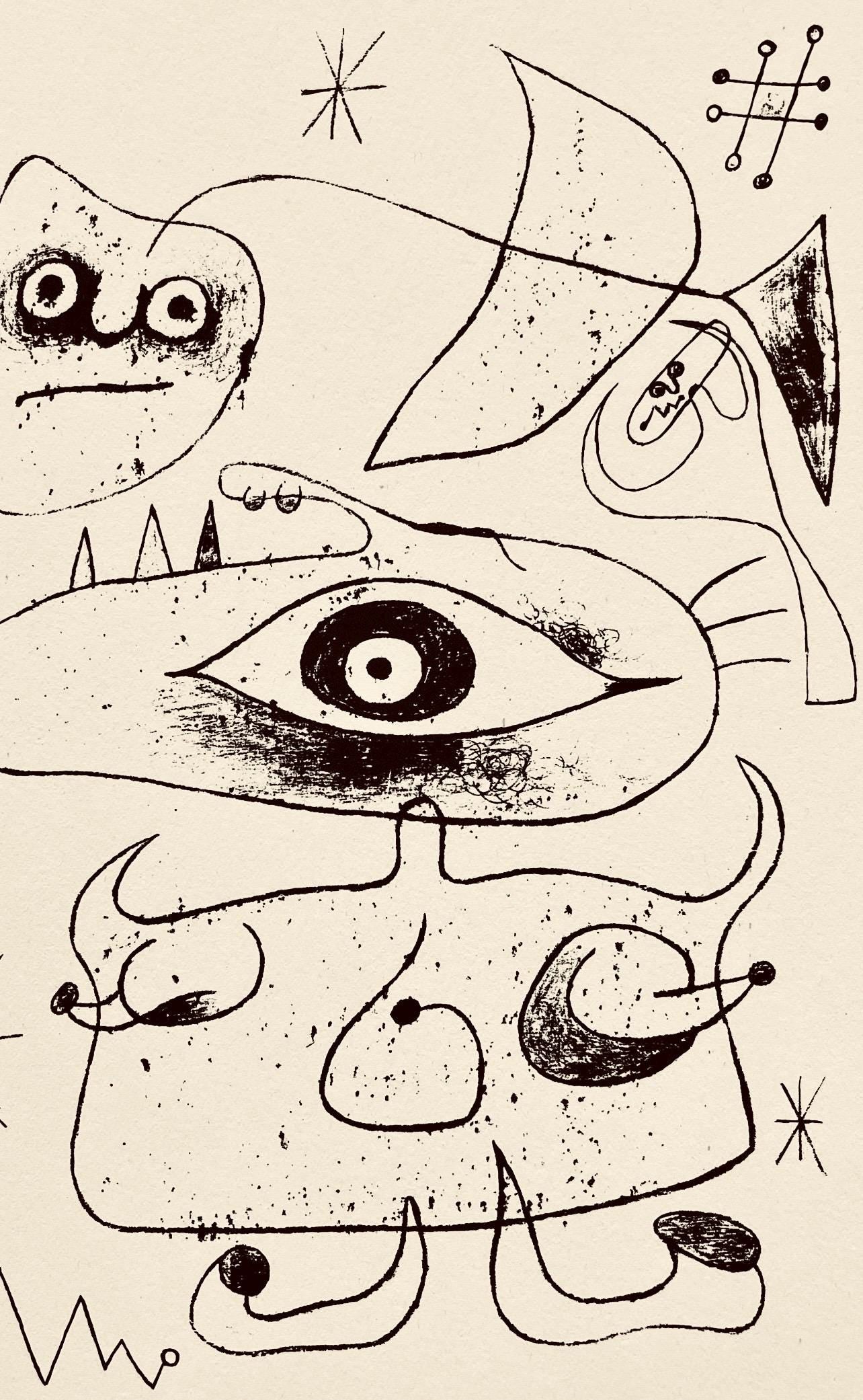 Joan Mir, Composition, The Prints Of Joan Miro, Etching