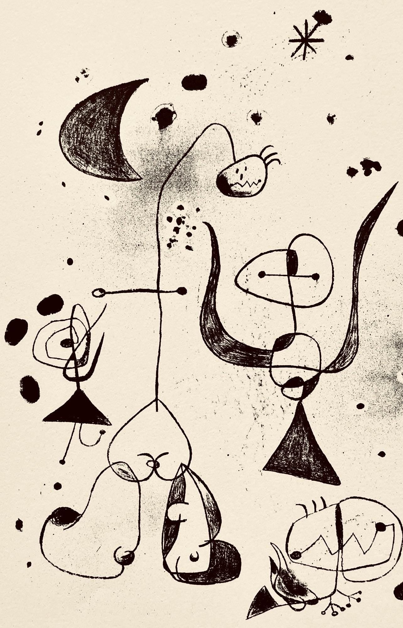 Joan Mir, Composition, The Prints Of Joan Miro, Etching