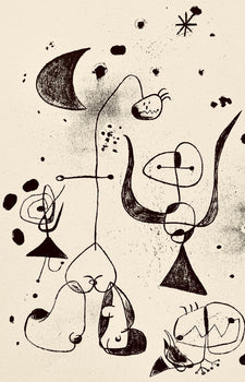 Joan Mir, Composition, The Prints Of Joan Miro, Etching