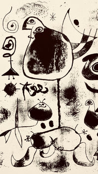 Joan Mir, Composition, The Prints Of Joan Miro, Etching