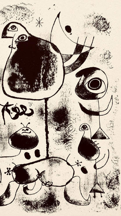 Joan Mir, Composition, The Prints Of Joan Miro, Etching