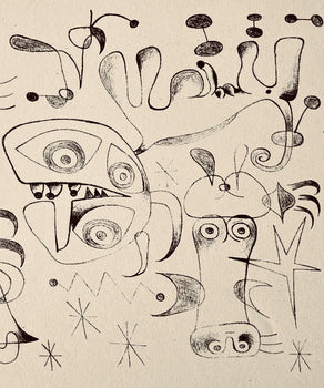 Joan Mir, Composition, The Prints Of Joan Miro, Etching