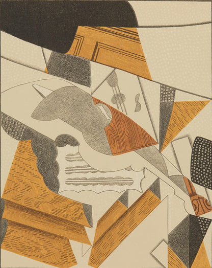 Juan Gris, Violon (Kahnweiler 1969), Au Soleil Du Plafond, Lithograph