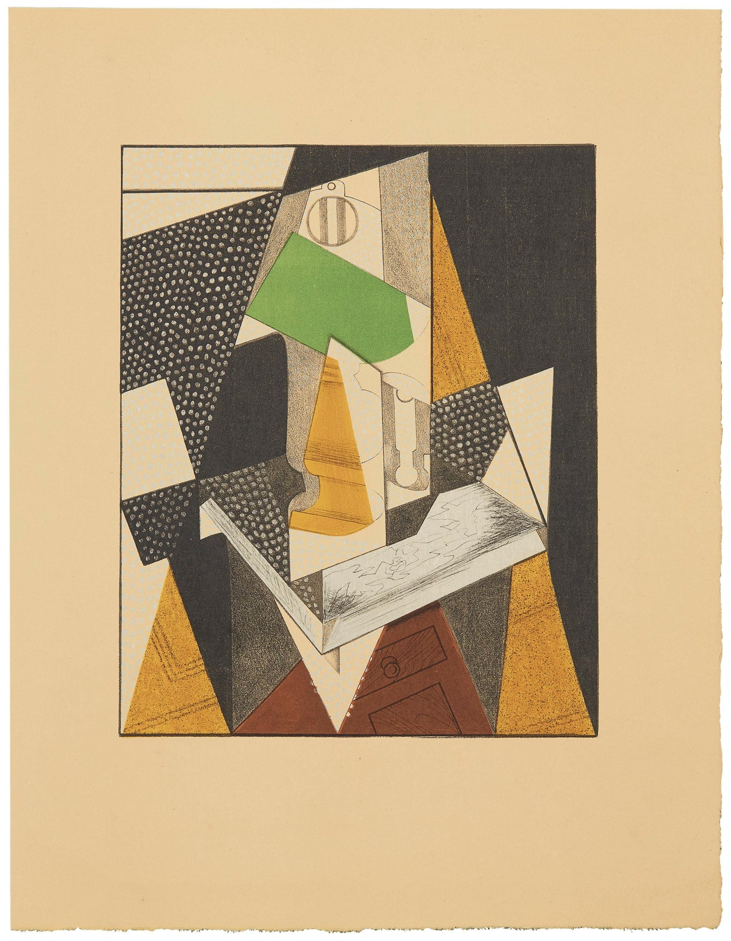 Juan Gris, La Lampe (Kahnweiler 1969), Au Soleil Du Plafond, Lithograph