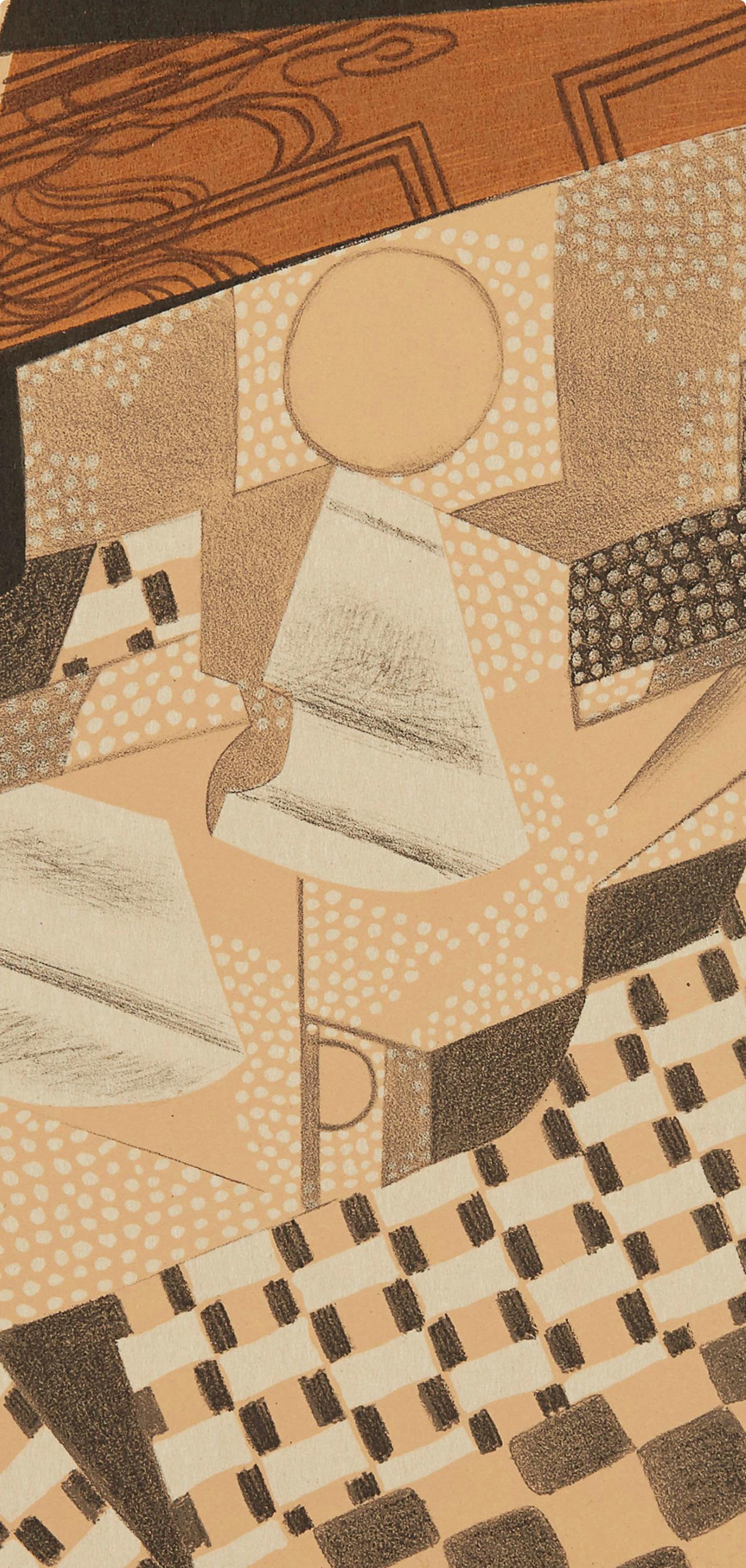 Juan Gris, Loupire (Kahnweiler 1969), Au Soleil Du Plafond, Lithograph